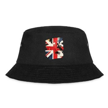 Great Britain Flag England Union Jack - Bucket Hat - black - Front - Lela (165cm)