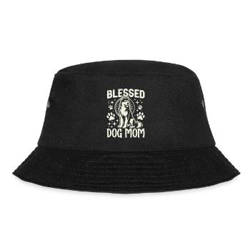Dog Mom Gifts for Women - Bucket Hat - Schwarz - Vorne - Lela (165cm)