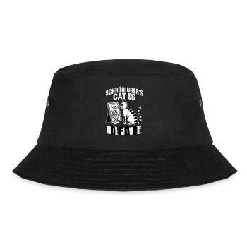 Schrödinger's Cat Dead And Alive - Bucket Hat - black - Front - Lela (165cm)