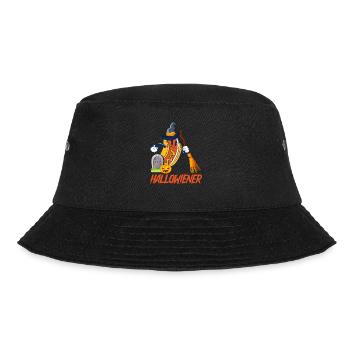 Hallowiener Hot Dog Lover Fun - Bucket Hat - black - Front - Lela (165cm)