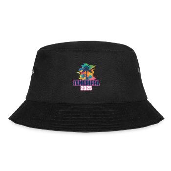 Tenerife 2025 Holiday Palm Trees - Bucket Hat - black - Front - Lela (165cm)