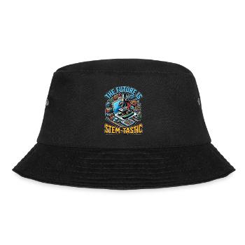 STEM Teacher The Future Is STEM-Tastic Engineering - Bucket Hat - black - Front - Lela (165cm)