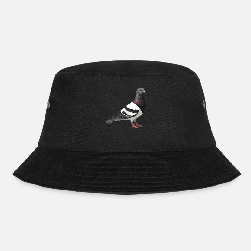 Tauben Taube - Bucket Hat - Schwarz