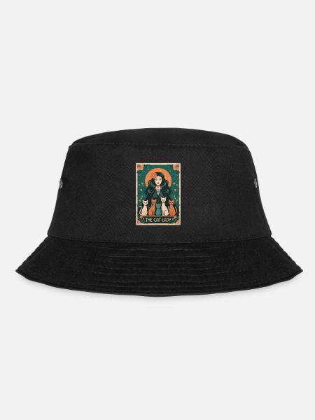 Tarotkarte - Bucket Hat - Schwarz