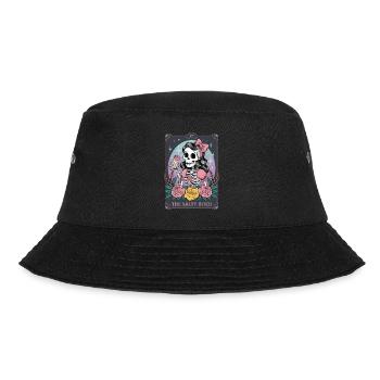 Tarotkarte - Bucket Hat - Schwarz - Vorne - Lela (165cm)