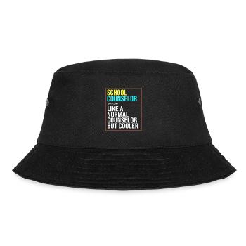 Schulbetreuer Schulberater Mentor School Counselor - Bucket Hat - Schwarz - Vorne - Lela (165cm)