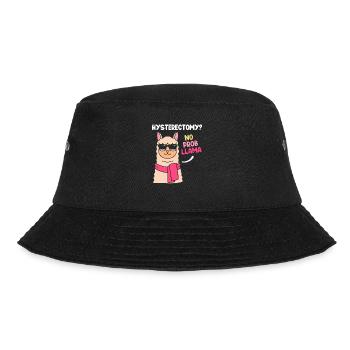 Ovarian Hysterectomy Uterus Uterus - Bucket Hat - black - Front - Lela (165cm)