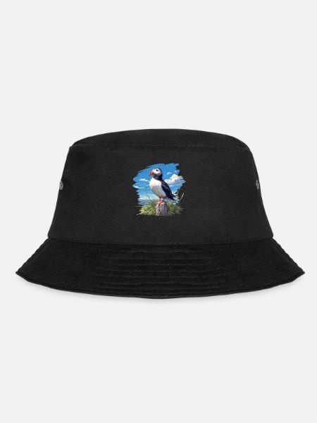 Papageientaucher - Bucket Hat - Schwarz