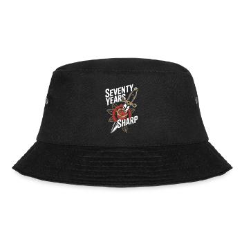 Seniors with tattoos proudly aging, - Bucket Hat - black - Front - Lela (165cm)
