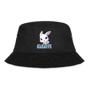 Hasen Hase - Bucket Hat - Schwarz - Vorne - Lela (165cm)