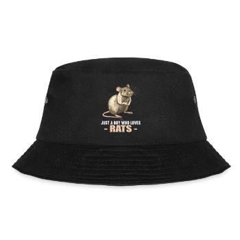 Rat Rat - Bucket Hat - black - Front - Lela (165cm)