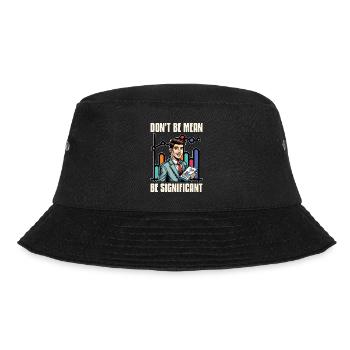 Statistician Don't Be Mean Be Data Analyst - Bucket Hat - black - Front - Lela (165cm)