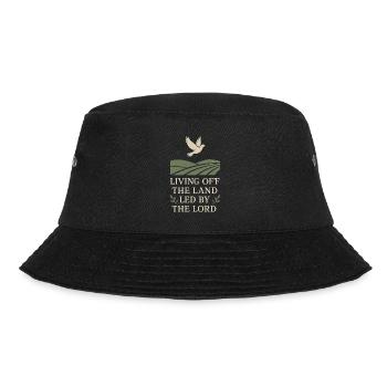 Christian Homesteader Faith Farming Lural Life - Bucket Hat - black - Front - Lela (165cm)