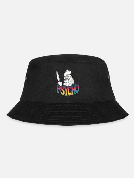 Psycho Chicken Style - Bucket Hat - Schwarz