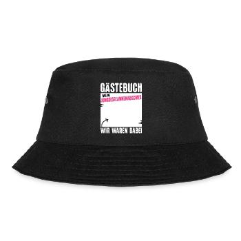 Braut T-Shirt JGA Frauen Junggesellenabschied - Bucket Hat - Schwarz - Vorne - Lela (165cm)