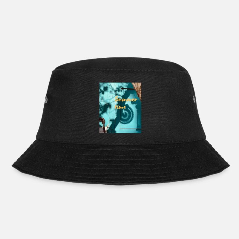 Summertime - Bucket Hat - Schwarz
