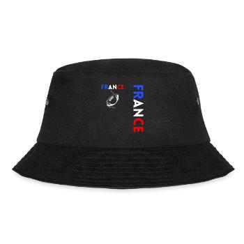 Rugby Player Fan Rugby Supporter Rugby France - Bucket Hat - black - Front - Lela (165cm)