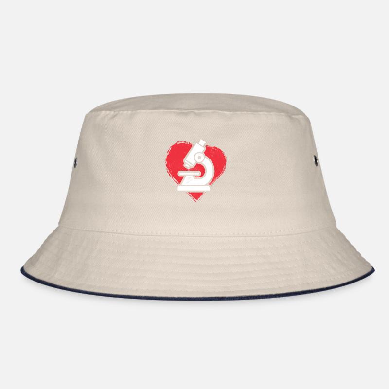 Love Medical Lab Scientist Funny MLS Scientist Bucket Hat