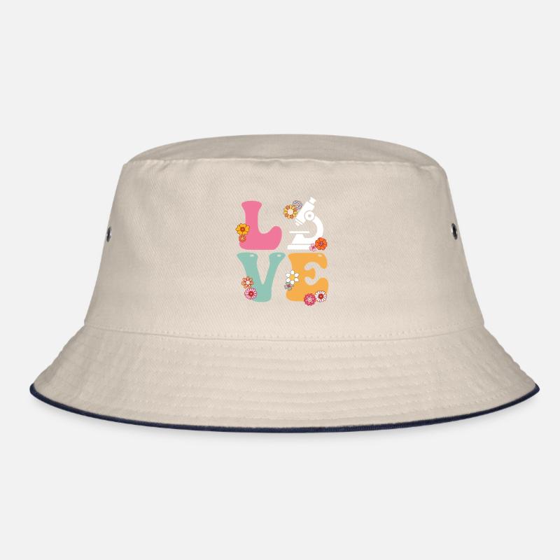 Liebe Medizinischer Laborwissenschaftler Boho Regenbogen MLS Bucket Hat