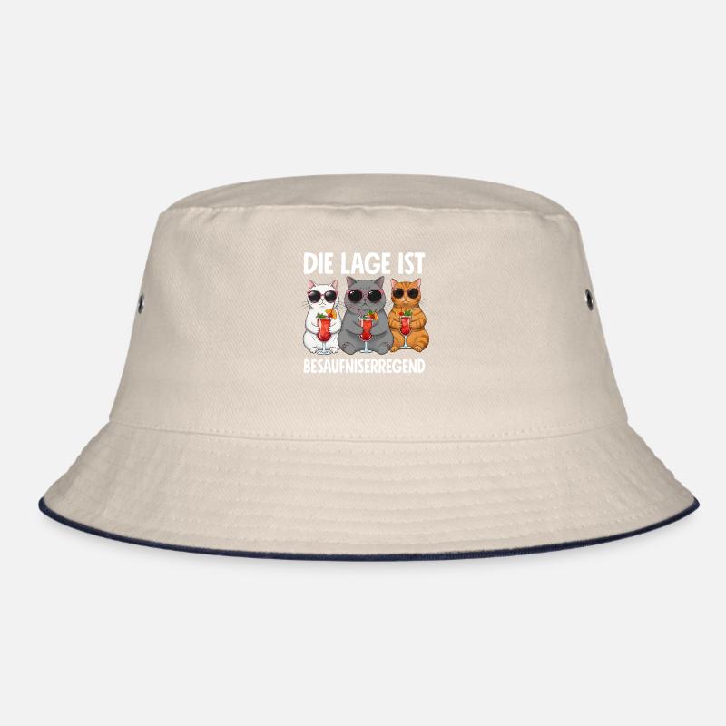 Die Lage Ist Besäufniserregend Bucket Hat