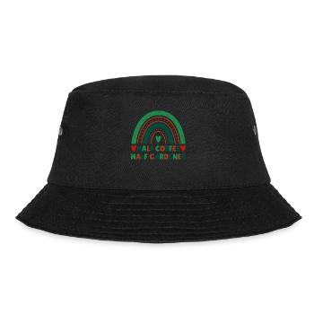 Gärtner brauchen Kaffee Humor Design - Bucket Hat - Schwarz - Vorne - Lela (165cm)