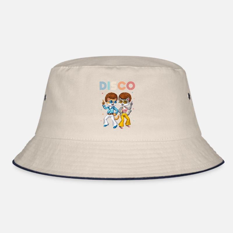 Disco-Katzen Bucket Hat