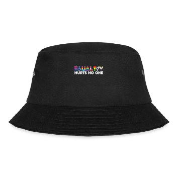 Equality Hurts No One Disability LGBTQ Feminist - Bucket Hat - black - Front - Lela (165cm)