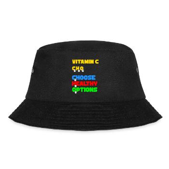 Vitamin C Choose Healthy Options - Bucket Hat - black - Front - Lela (165cm)