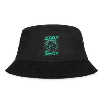 Ernst über Tarantulas Pet Spider Besitzer - Bucket Hat - Schwarz - Vorne - Lela (165cm)