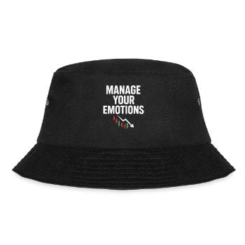 Manage Your Emotions with Stock Trader Trading - Bucket Hat - black - Front - Lela (165cm)