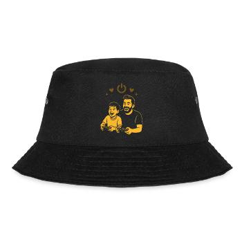 Jeux pour papa et enfant - Gamer Design - Bob - noir - Devant - Lela (165cm)