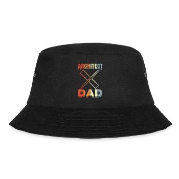 Architect Father - Bucket Hat - black - Front - Lela (165cm)