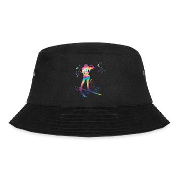 Biathlete Nordic Combined Biathlon - Bucket Hat - black - Front - Lela (165cm)