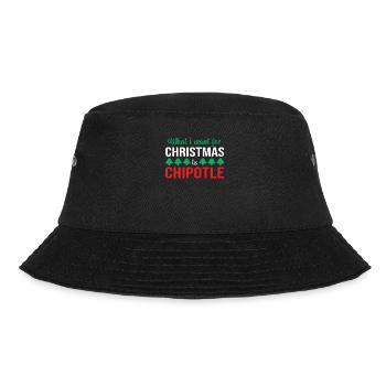 Spicy Chipotle Chilli Chili Pepper Jalapeno Chili - Bucket Hat - black - Front - Lela (165cm)