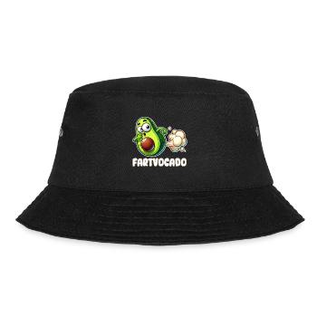 Lustige Avocado Furzen Pupsen Fartvocado - Bucket Hat - Schwarz - Vorne - Lela (165cm)
