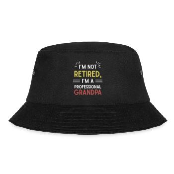 Lustiger Großvater Spruch Opa Ruhestand - Bucket Hat - Schwarz - Vorne - Lela (165cm)