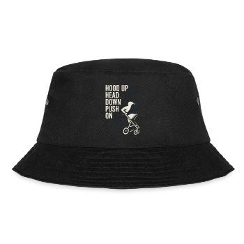 Kinderzimmervater Vaterschaft Pride - Bucket Hat - Schwarz - Vorne - Lela (165cm)