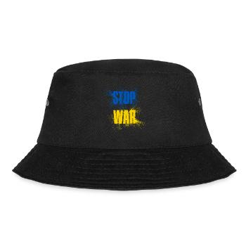 STOP À LA GUERRE – PAS DE GUERRE – PAIX – National Colors Ukraine - Bob - noir - Devant - Lela (165cm)