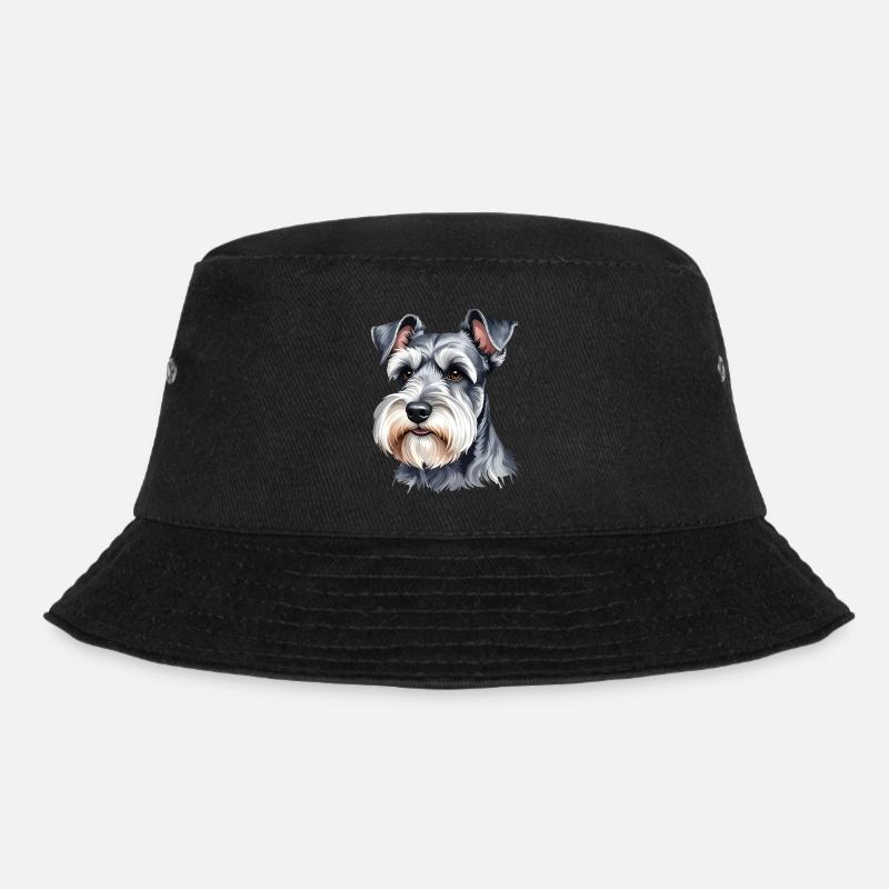 Zwergschnauzer - Bucket Hat - Schwarz