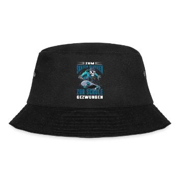Skateboard Geschenke Skateboardfahrer Outfits - Bucket Hat - Schwarz - Vorne - Lela (165cm)