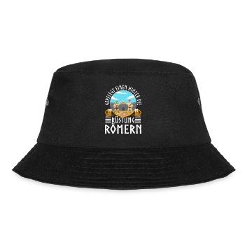 Gepflegt einen hinter die Rüstung Römern - Bucket Hat - Schwarz - Vorne - Lela (165cm)