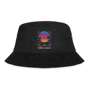 Turks- und Caicosinseln - Bucket Hat - Schwarz - Vorne - Lela (165cm)