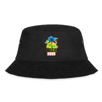 Ibiza 2025 Colorful Palm Trees - Bucket Hat - black - Front - Lela (165cm)