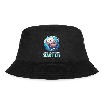Sea otter - Bucket Hat - black - Front - Lela (165cm)