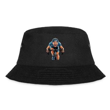 Cyclist Road Bike Bicycle Road Cyclist Bike - Bucket Hat - black - Front - Lela (165cm)