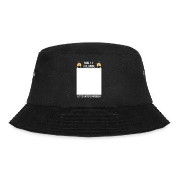 Malle friends please sign - Bucket Hat - black - Front - Lela (165cm)
