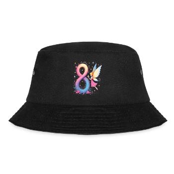 Douce Fée 8ème Anniversaire pour les filles - Bob - noir - Devant - Lela (165cm)