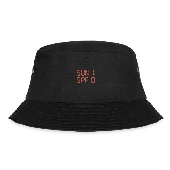 Sun 1 SPF 0 Sunburn - Bucket Hat - black - Front - Lela (165cm)