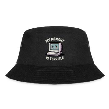 Mein Gedächtnis ist schrecklich Lustig Computer Lustig Codierung - Bucket Hat - Schwarz - Vorne - Lela (165cm)