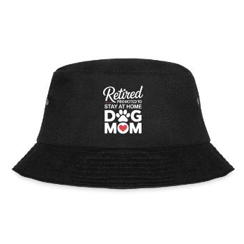 Ruhestand Hundemama Spruch Hundehalterin - Bucket Hat - Schwarz - Vorne - Lela (165cm)